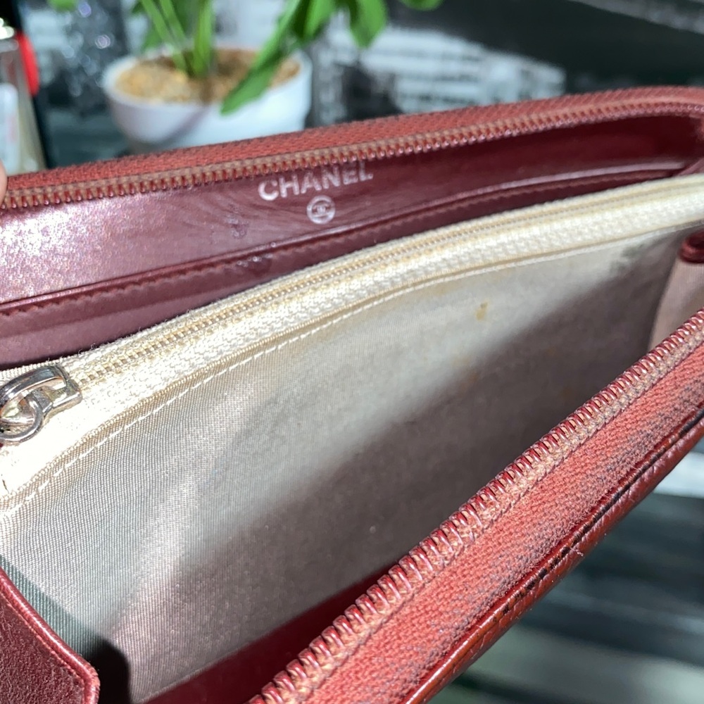 Authentic CHANEL Caviar Timeless CC Zippy Clutch Wallet - Picture 15 of 17